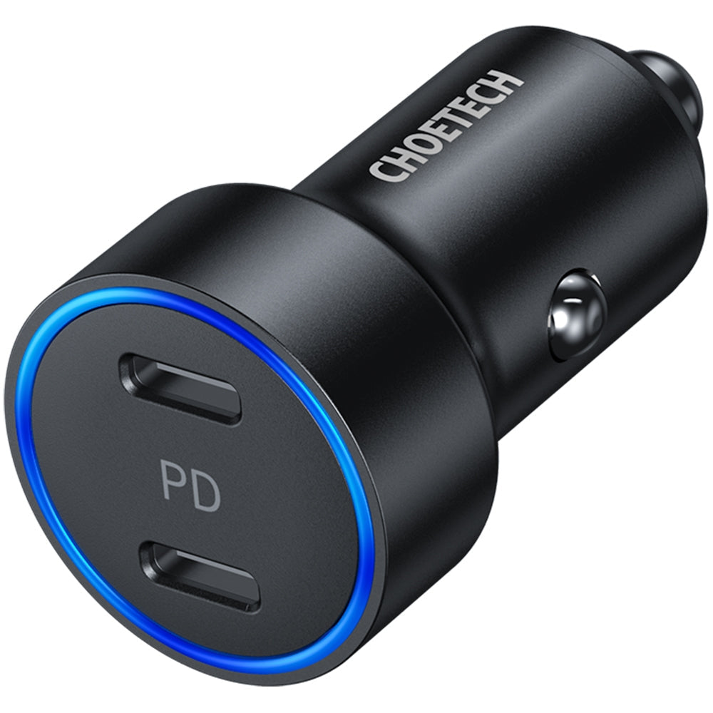 CHOETECH C0054 2-Port 40W USB-C Car Charger Adapter | Auzzi Store