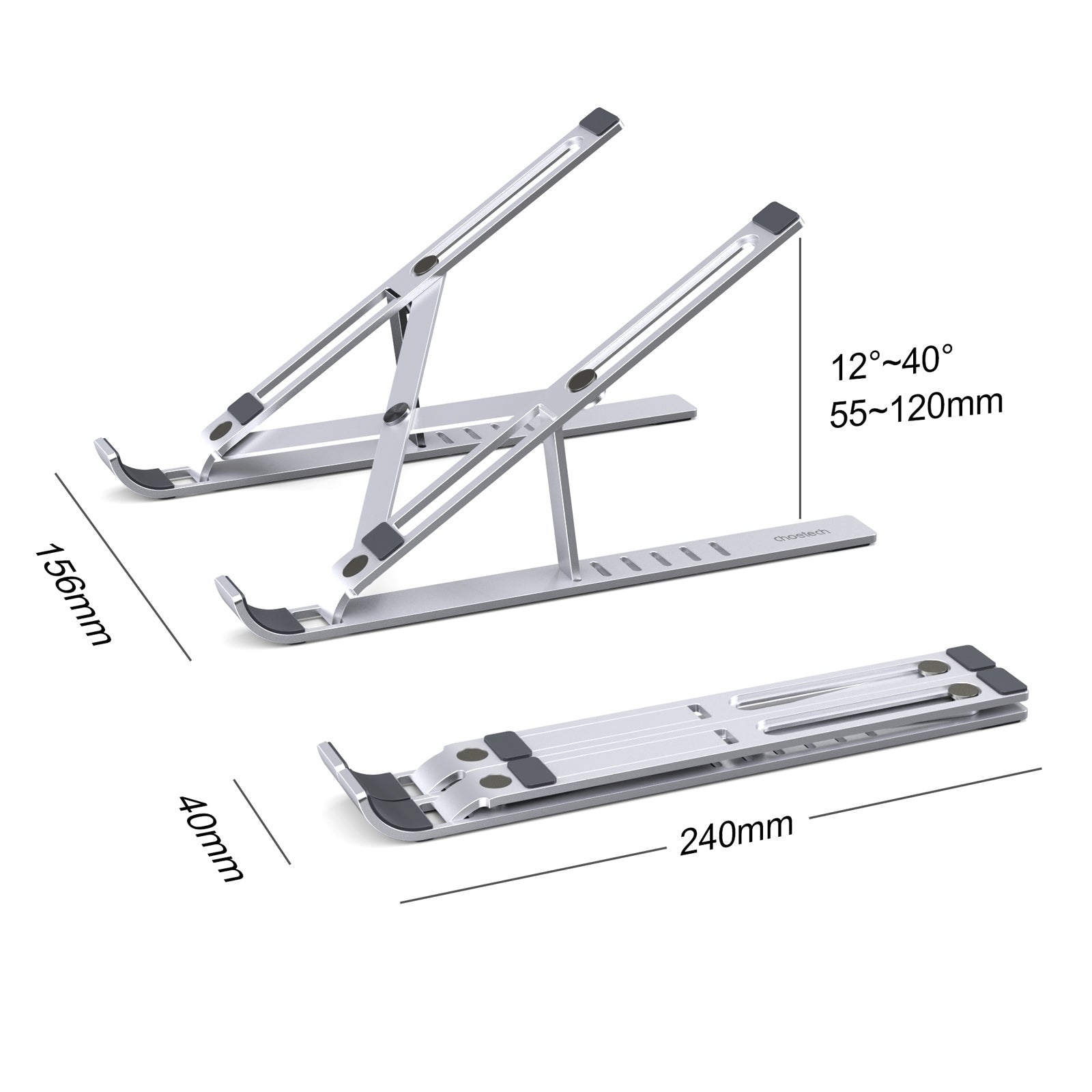 CHOETECH H045-SL Aluminum Foldable Laptop Stand | Auzzi Store