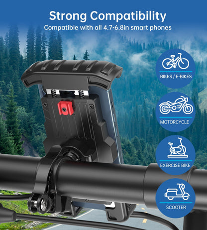 CHOETECH H067-GY Adjustable Mobile Stand for Bicycle (Gray) | Auzzi Store