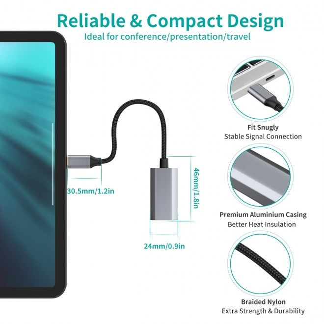 CHOETECH HUB-H17 USB-C to HDMI Adaptor | Auzzi Store