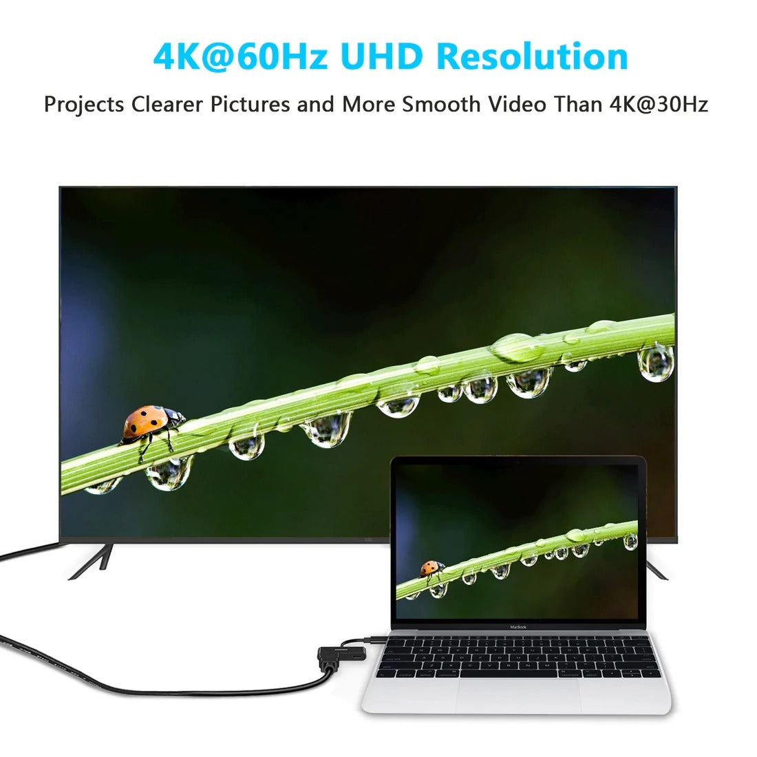 CHOETECH HUB-M03 USB-C To HDMI Adapter(4K@60hz) with 60W PD Charging Port | Auzzi Store