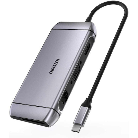 CHOETECH HUB-M15 USB-C 9-in-1 Multifunction Adapter | Auzzi Store