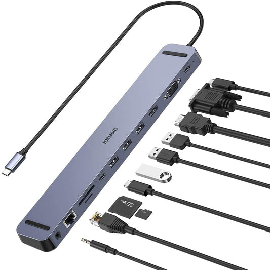 CHOETECH HUB-M20 USB-C 11-in-1 Multifunction Adapter | Auzzi Store