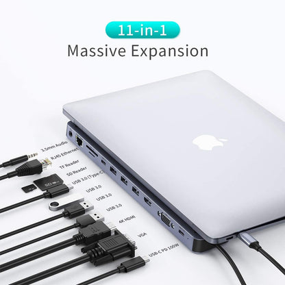 CHOETECH HUB-M20 USB-C 11-in-1 Multifunction Adapter | Auzzi Store