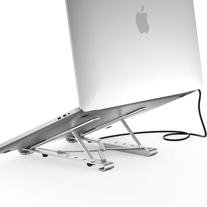 CHOETECH HUB-M43 7-in-1 USB-C Multiport Adapter with Foldable Laptop Stand | Auzzi Store