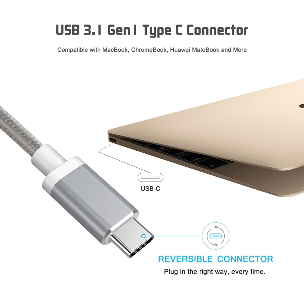 CHOETECH HUB-V02 USB-C to VGA & USB Multiport Adapter | Auzzi Store