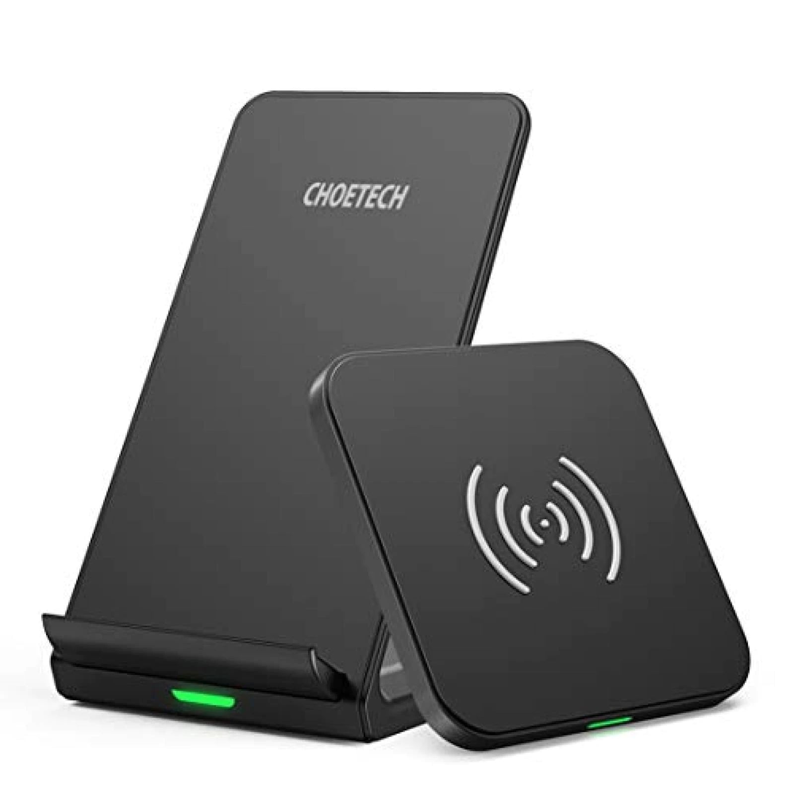 CHOETECH MIX00087 (T524S+T511S) Qi 10W/7.5W Fast Wireless Charging Stand and Pad | Auzzi Store