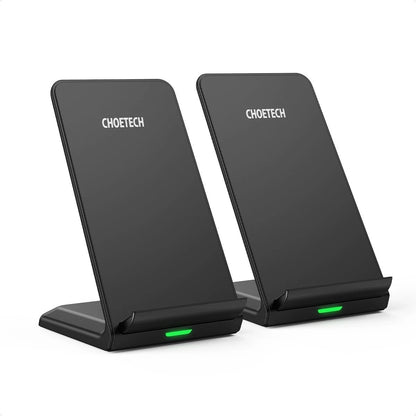 CHOETECH MIX00093 Fast Wireless Charging Stand 10W Qi-Certified T524S 2-Pack | Auzzi Store