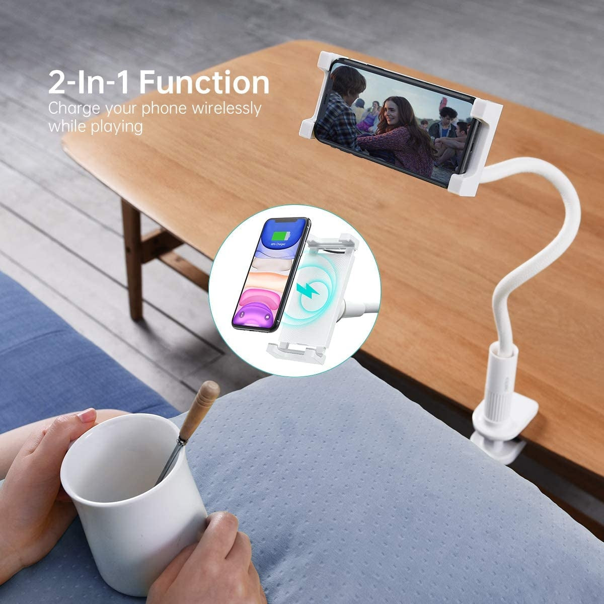 CHOETECH T548-S Wireless Charger with Flexible Holder | Auzzi Store