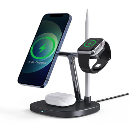 CHOETECH T583-F 4-in-1 Magentic Wireless Charging Station for iPhone/Apple Watch/Headphones/Pencil | Auzzi Store