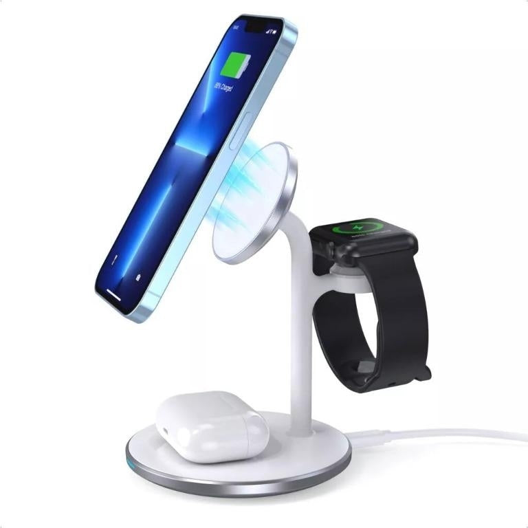 CHOETECH T585-F 3-in-1 Wireless Charging Station Dock | Auzzi Store