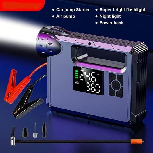 CHOETECH TC0017 4-in-1 10000mAh Car Jump Starter + Power Bank + Air Pump + LED Flashlight | Auzzi Store