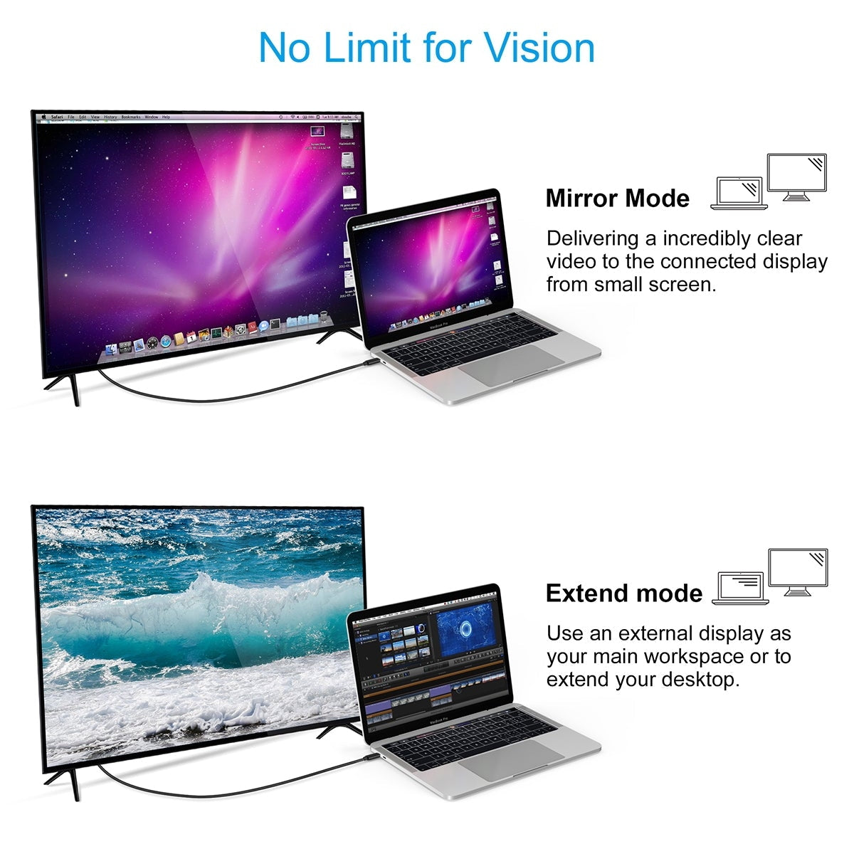 CHOETECH XCH-0030 USB-C To HDMI Cable 3M | Auzzi Store