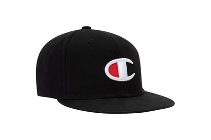 Champion BB Big C Snapback Hat (Black, One Size)