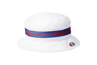 Champion Terry Bucket Hat (White, Size S/M)