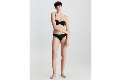 Calvin Klein Women's Invisibles Thong (Black, Size XS)