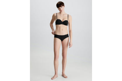 Calvin Klein Women's Invisibles Hipster (Black, Size XL)