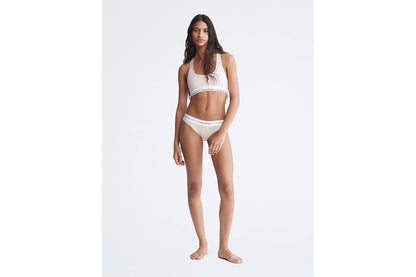 Calvin Klein Women's Modern Cotton Bralette (Nymph's Thigh, Size XS)