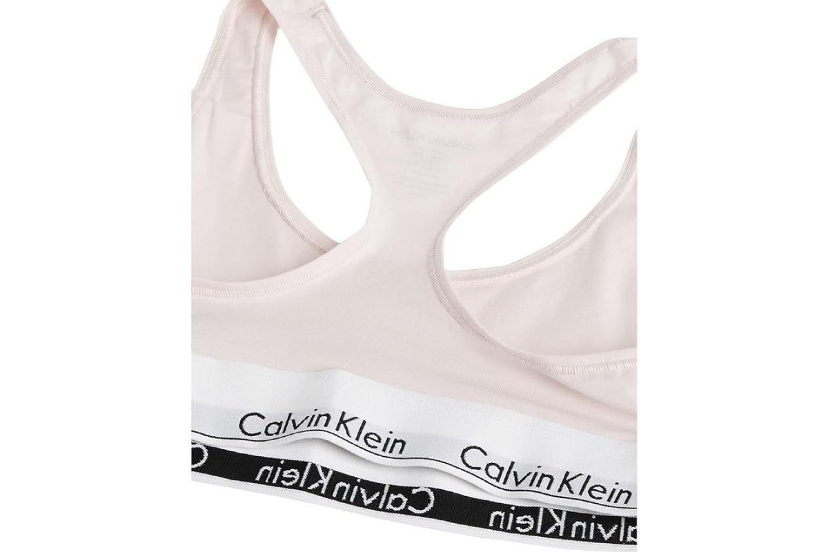 Calvin Klein Women's Modern Cotton Bralette (Nymph's Thigh, Size XS)