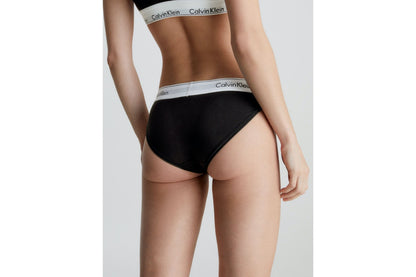 Calvin Klein Women's Modern Cotton Bikini (Black, Size L)
