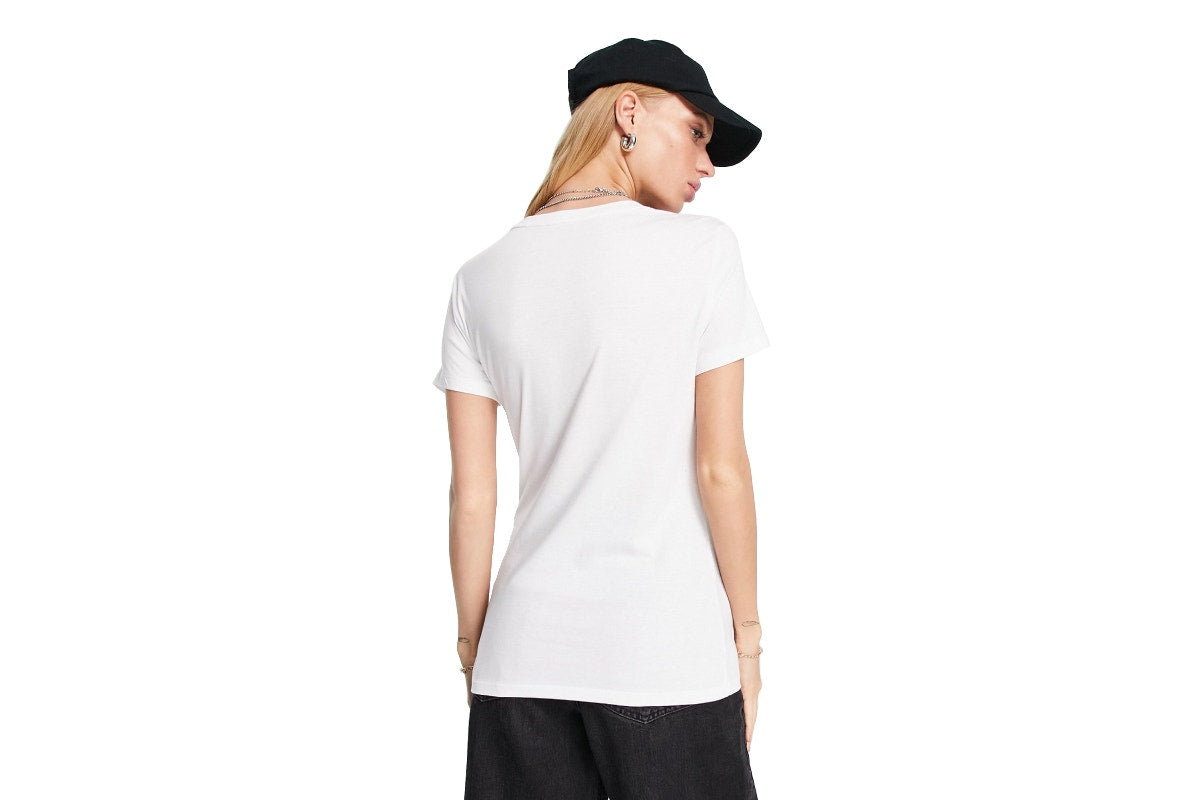 Calvin Klein Women's Performance Logo Round Neck T-Shirt - White; Size M