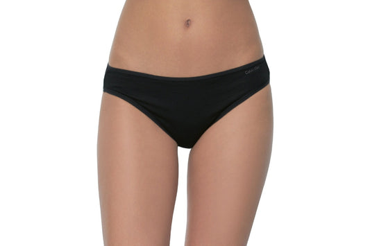 Calvin Klein Women's Form Bikini (Black, Size XL)