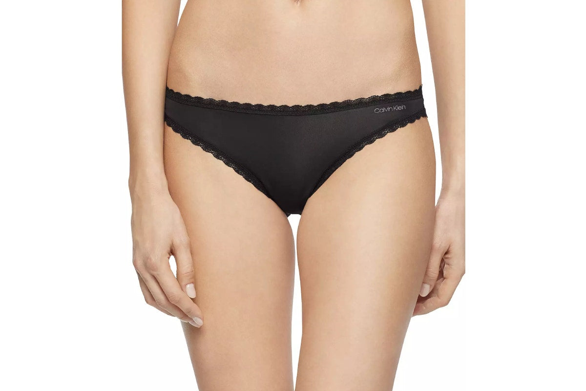 Calvin Klein Women's Flirty Bikini (Black, Size XS)