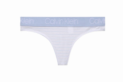 Calvin Klein Women's CK One Body Cotton Thong (White, Size XS)