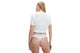 Calvin Klein Women's CK One Body Cotton Thong (White, Size XS)