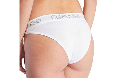 Calvin Klein Women's Body Cotton High Leg Tanga - White