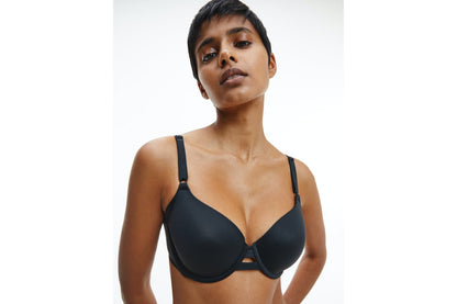 Calvin Klein Women's Invisibles Bra (Black, Size 38D)