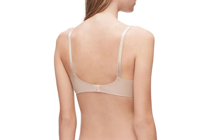 Calvin Klein Women's Invisibles Bra (Bare, Size 34C)