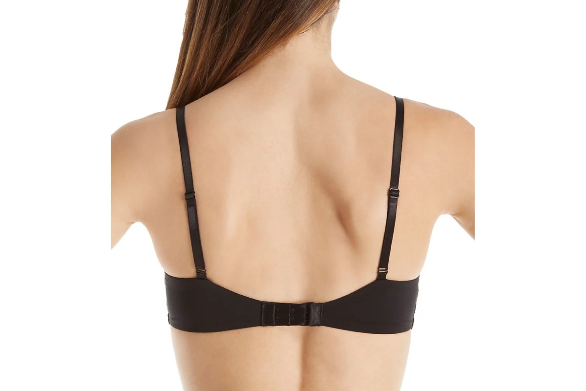 Calvin Klein Women's Seductive Comfort with Lace Line Bra (Black, Size 32DD)