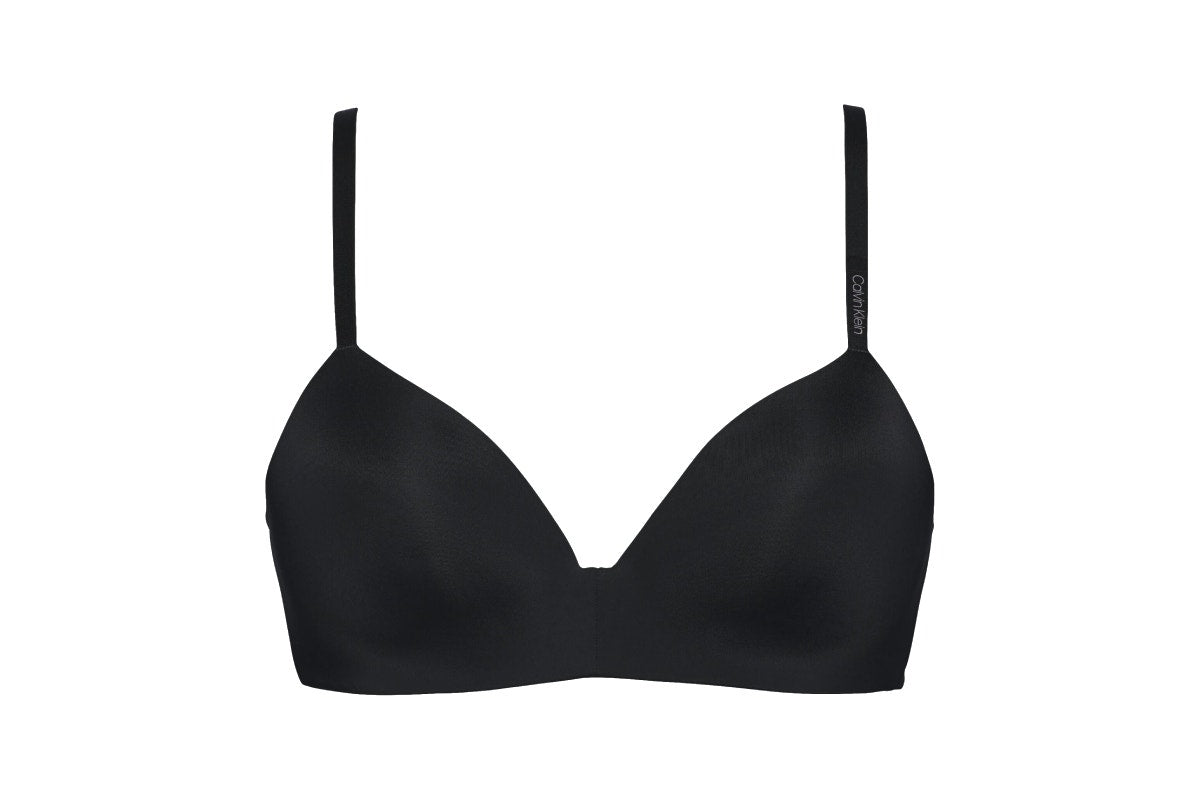 Calvin Klein Women's Form Lightly Lined Demi Bra (Black, Size 34C)