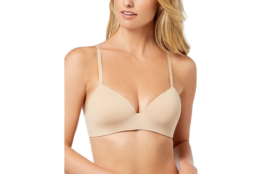 Calvin Klein Women's Form Lightly Lined Demi Bra (Bare, Size 38C)