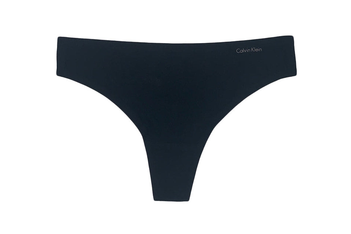 Calvin Klein Women's One Size Thong (Black, Size OS)