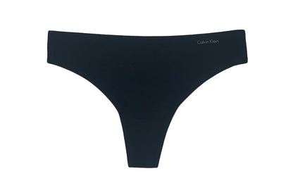 Calvin Klein Women's One Size Thong (Black, Size OS)