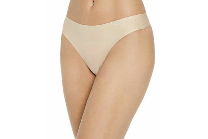 Calvin Klein Women's One Size Thong (Nude, Size OS)