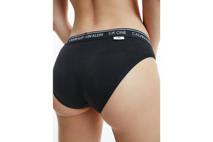 Calvin Klein Women's Ck One Cotton Bikini (Black, Size XL)