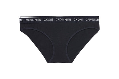 Calvin Klein Women's Ck One Cotton Bikini (Black, Size XL)