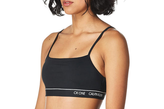 Calvin Klein Women's CK One Micro Unlined Bralette (Black, Size XS)