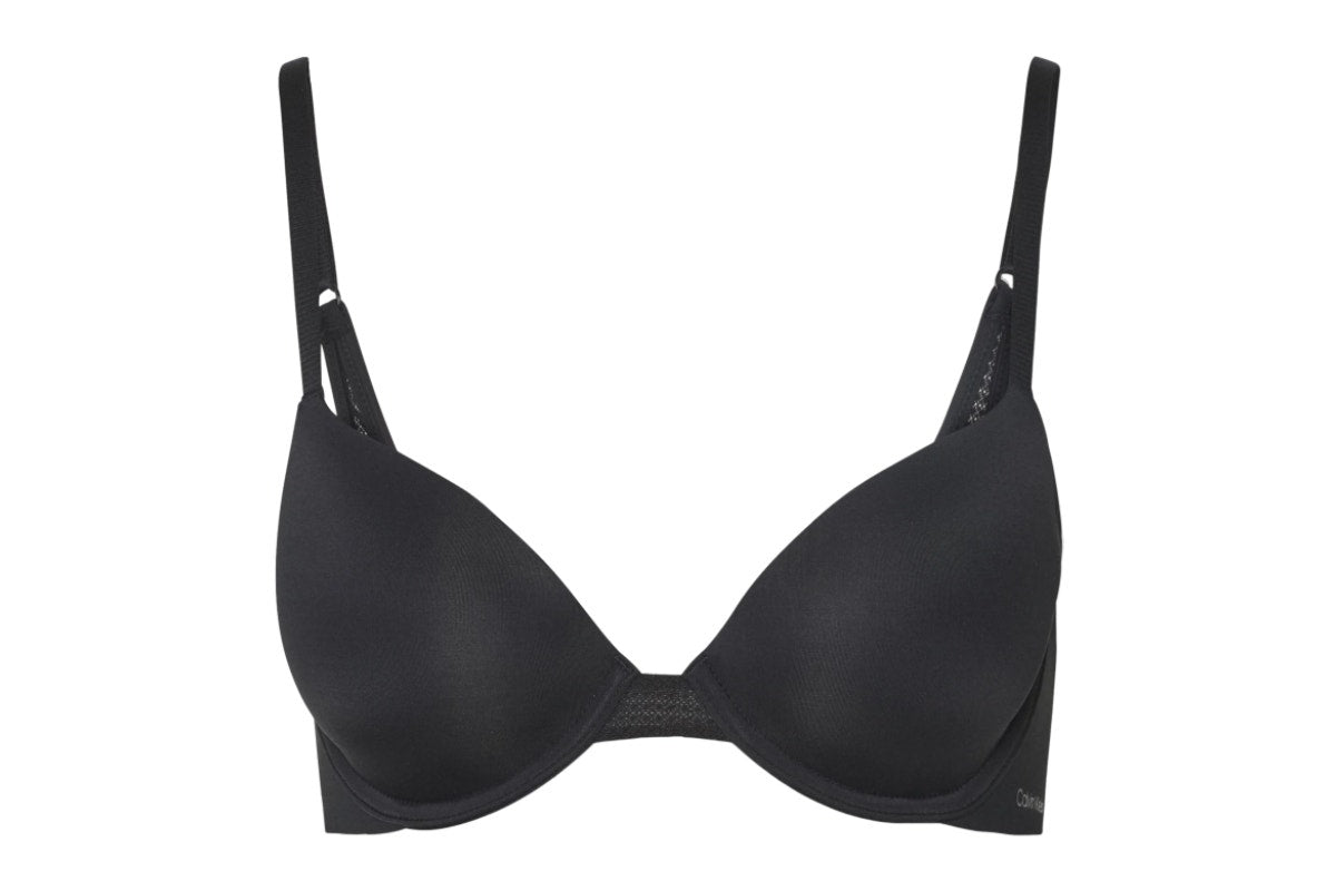 Calvin Klein Women's Perfectly Fit Flex Lightly Lined Demi Bra (Black, Size 36DD)