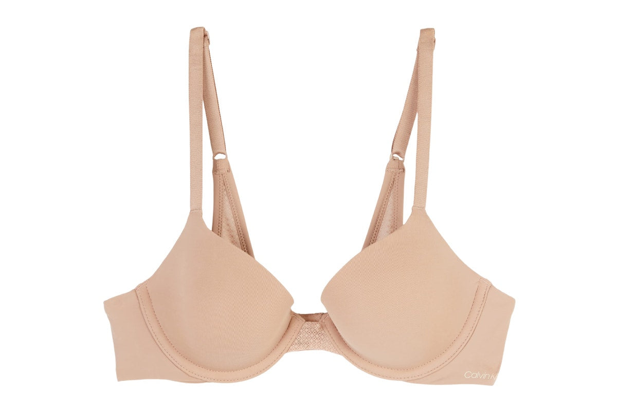Calvin Klein Women's Perfectly Fit Flex Lightly Lined Demi Bra (Nude, Size 36D)