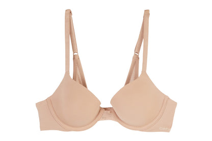 Calvin Klein Women's Perfectly Fit Flex Lightly Lined Demi Bra (Nude, Size 36D)