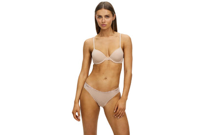 Calvin Klein Women's Perfectly Fit Flex Lightly Lined Demi Bra (Nude, Size 36D)