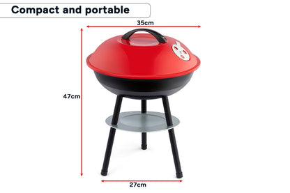 Cookmaster Portable Charcoal Grill BBQ