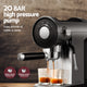 Devanti 20 Bar Coffee Machine Espresso Cafe Maker – view 4