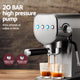 Devanti 20 Bar Coffee Machine Espresso Cafe Maker – view 4