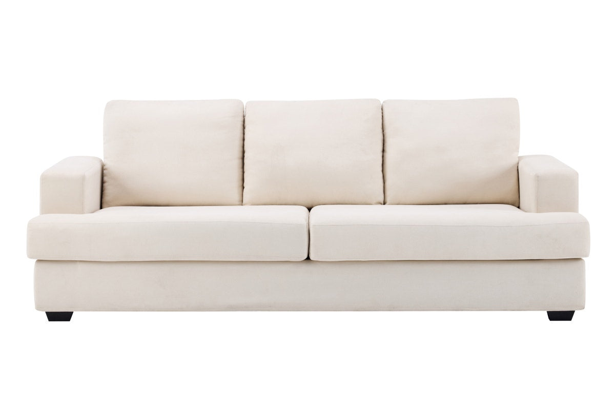 Airluxe Olivia 3 Seater Sofa (Cream)