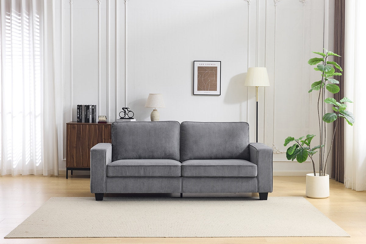 Airluxe Emma 3 Seater Sofa (Dark Grey)
